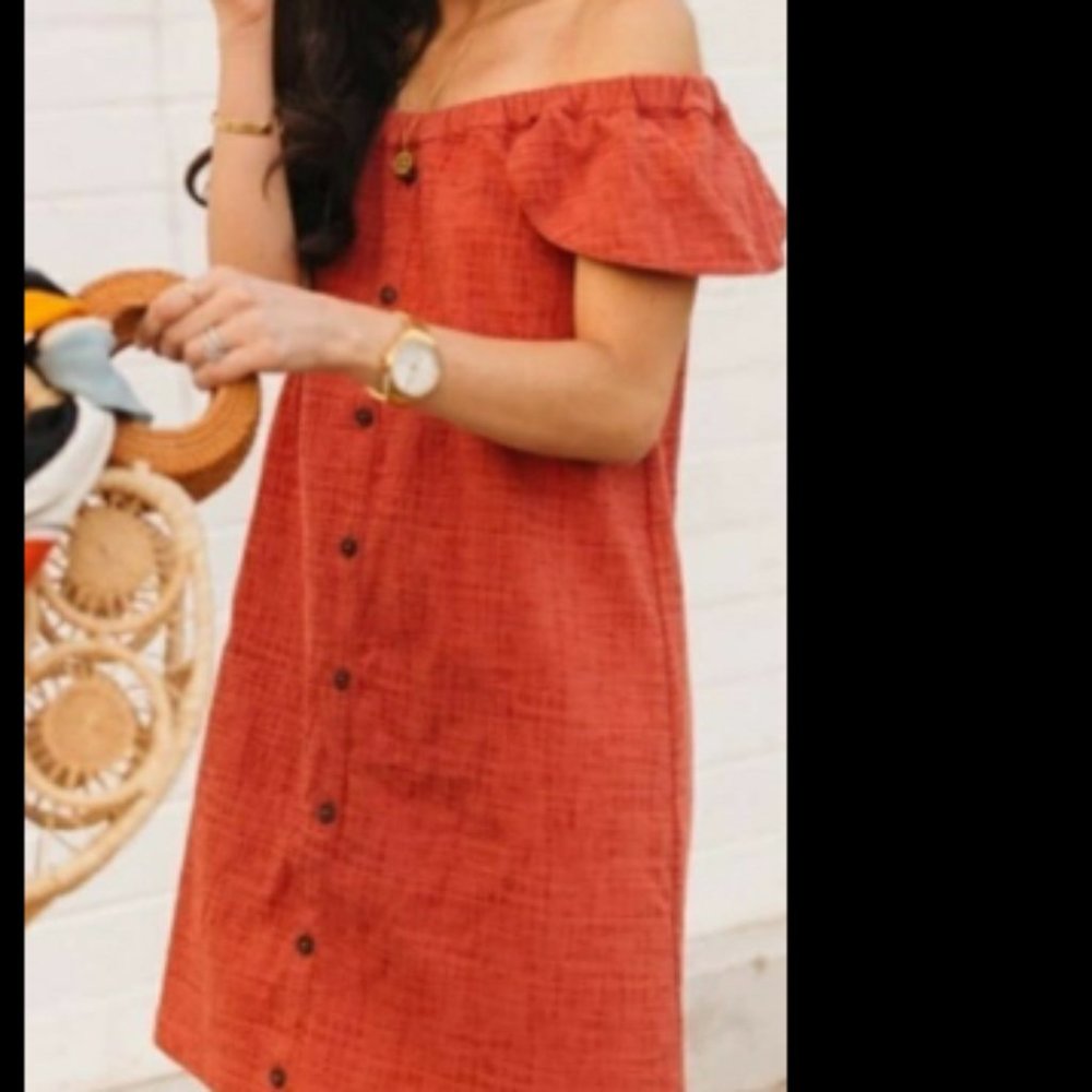 Madewell Off The Shoulder Dress